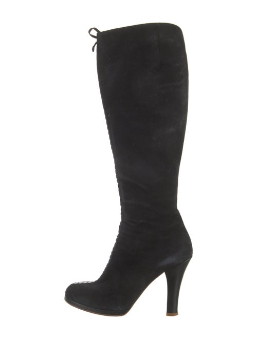 Marc Jacobs Suede Bow Accents Boots