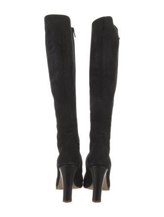 Marc Jacobs Suede Bow Accents Boots