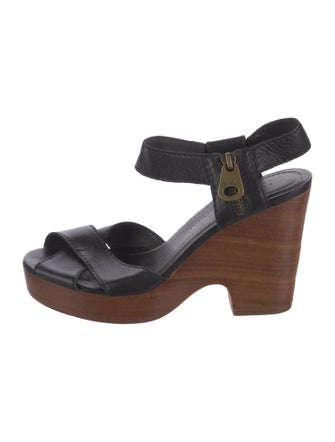 Marc by Marc Jacobs Leather Slingback Sandals