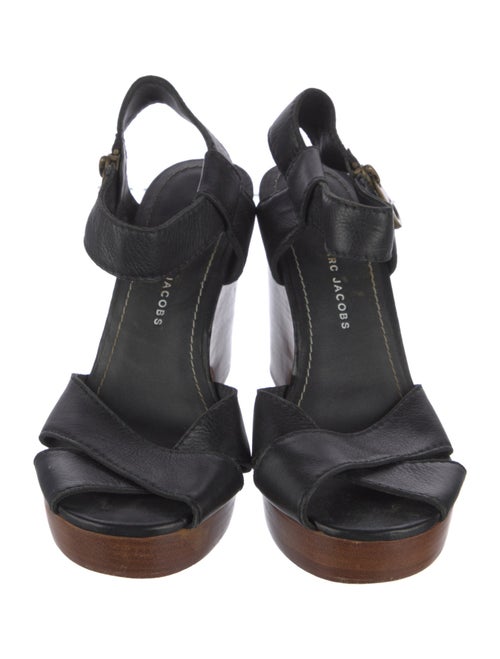 Marc by Marc Jacobs Leather Slingback Sandals