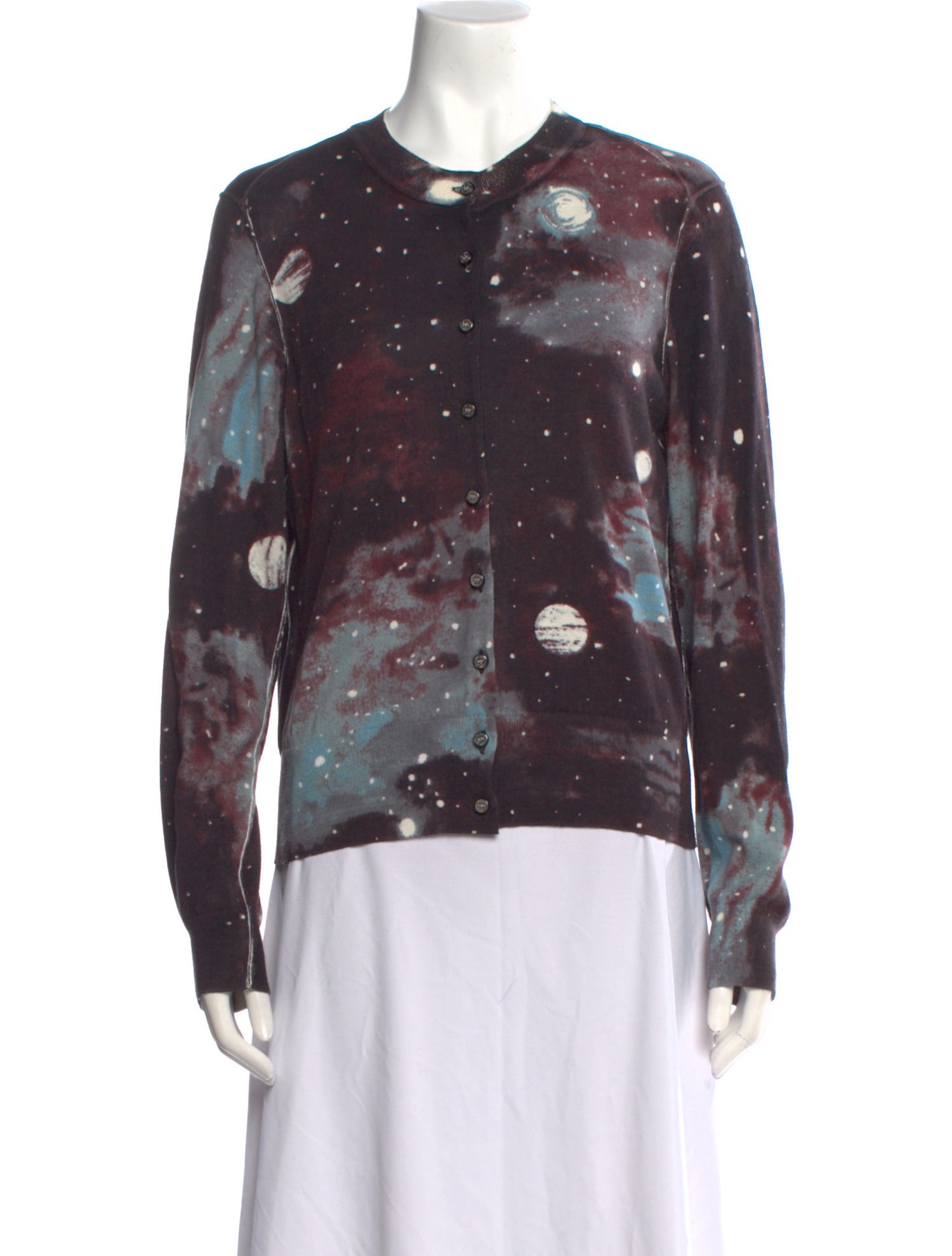 Marc by Marc Jacobs Printed Crew Neck Sweater
