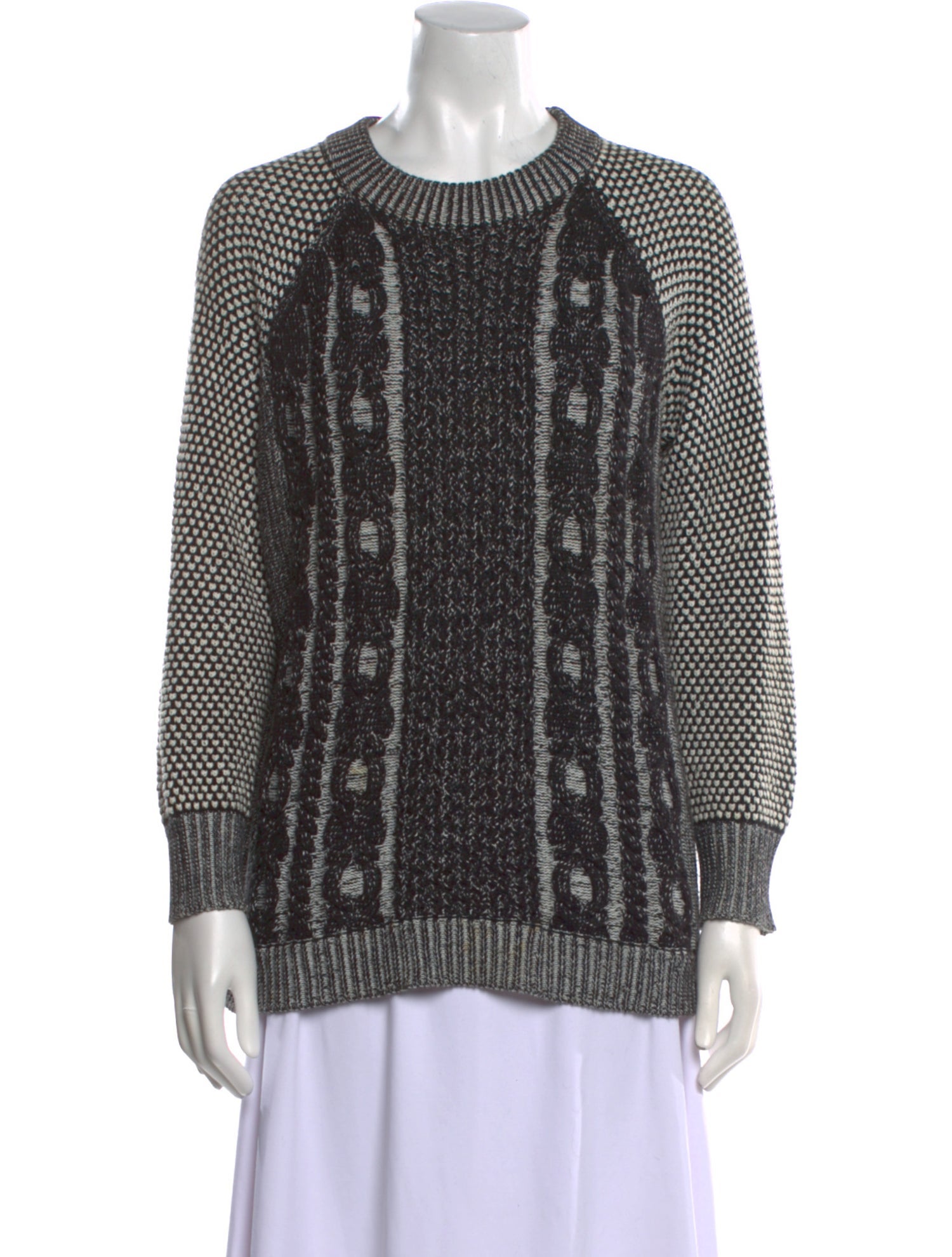 Marc by Marc Jacobs Printed Crew Neck Sweater