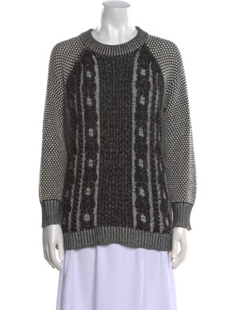 Marc by Marc Jacobs Printed Crew Neck Sweater