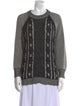 Marc by Marc Jacobs Printed Crew Neck Sweater