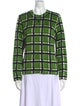 Marc by Marc Jacobs Plaid Print Crew Neck Sweater