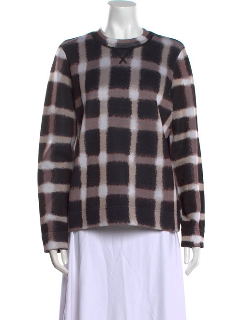 Marc by Marc Jacobs Plaid Print Crew Neck Sweater