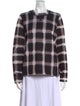 Marc by Marc Jacobs Plaid Print Crew Neck Sweater
