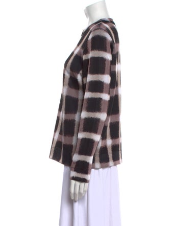 Marc by Marc Jacobs Plaid Print Crew Neck Sweater