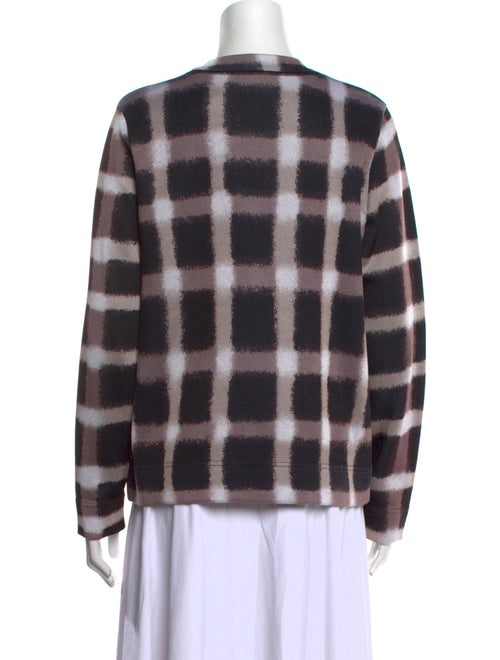Marc by Marc Jacobs Plaid Print Crew Neck Sweater