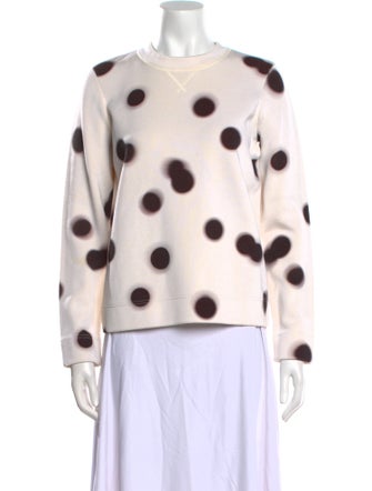 Marc by Marc Jacobs Polka Dot Print Crew Neck Sweater