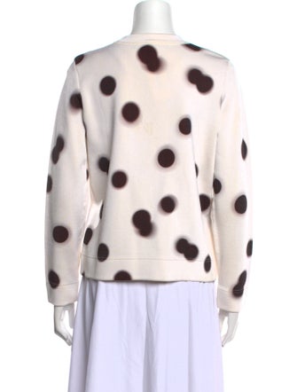 Marc by Marc Jacobs Polka Dot Print Crew Neck Sweater
