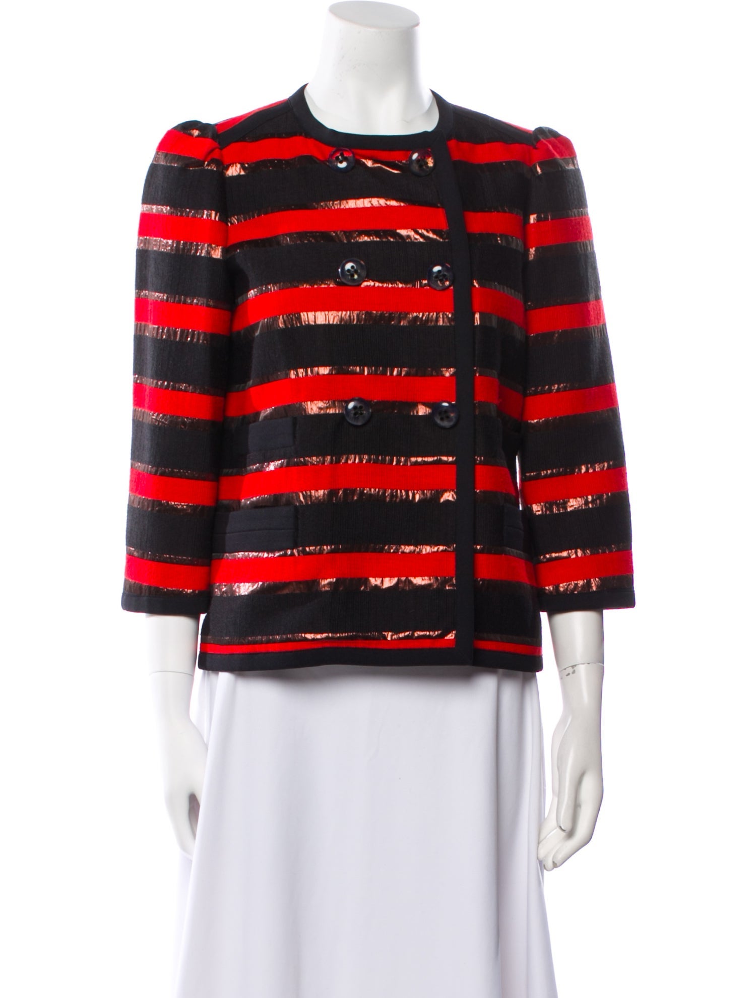 Marc by Marc Jacobs Striped Evening Jacket