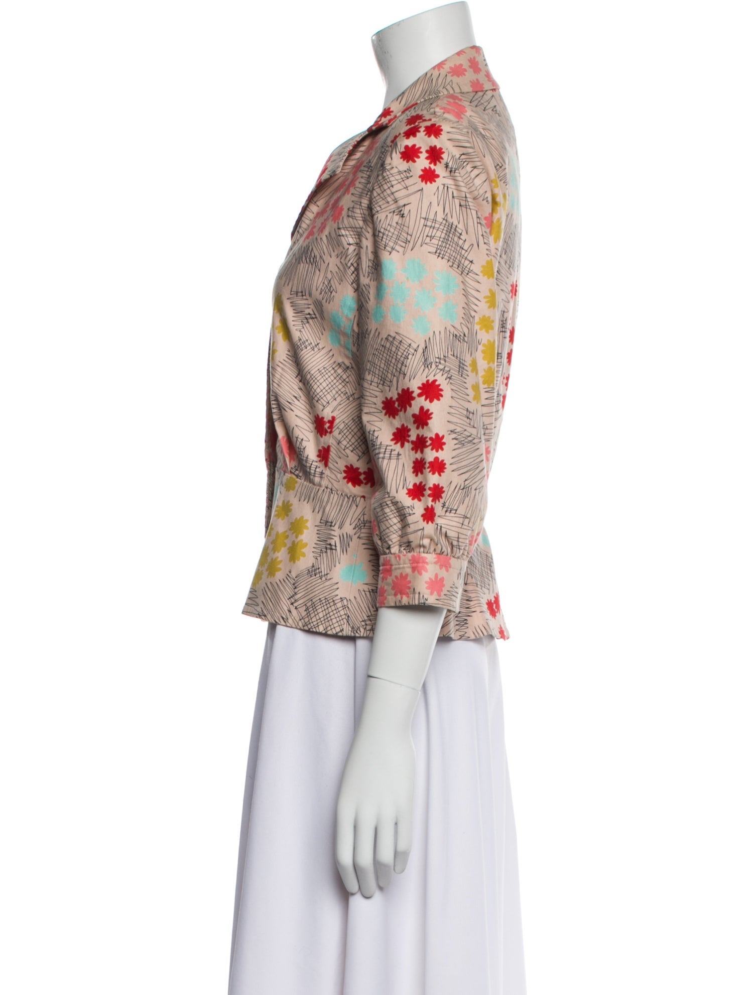 Marc Jacobs Floral Print Blazer