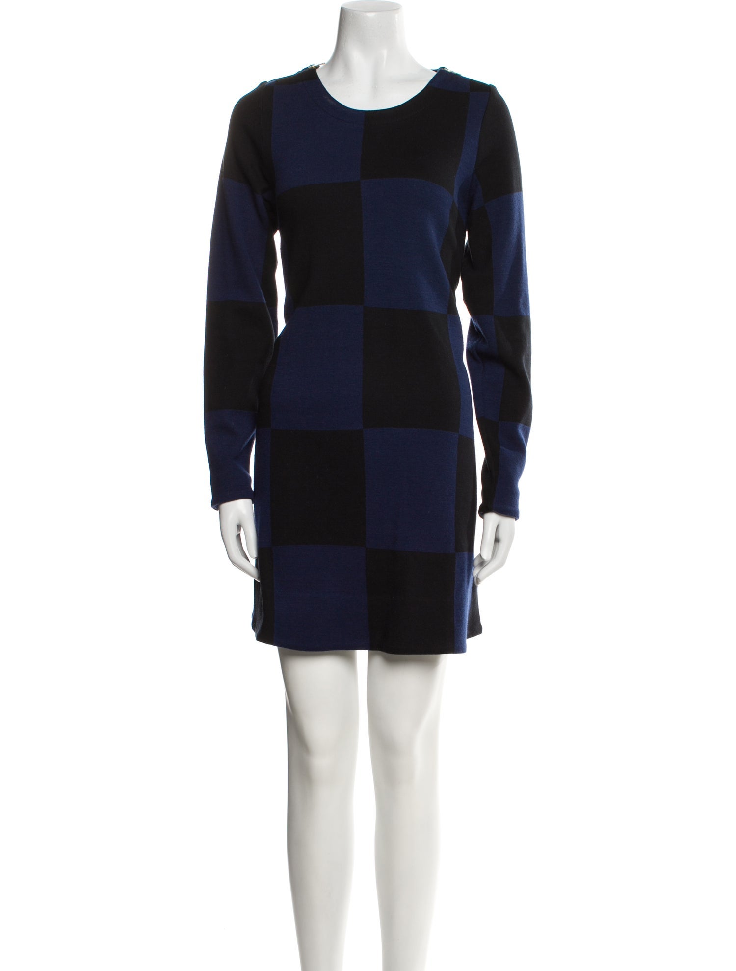 Marc by Marc Jacobs Plaid Print Mini Dress