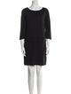 Marc by Marc Jacobs Bateau Neckline Mini Dress