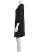 Marc by Marc Jacobs Bateau Neckline Mini Dress