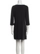 Marc by Marc Jacobs Bateau Neckline Mini Dress