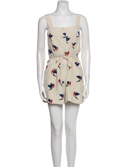 Marc by Marc Jacobs Silk Printed Romper