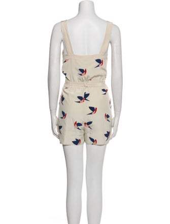Marc by Marc Jacobs Silk Printed Romper