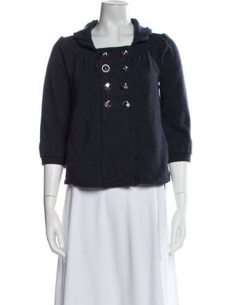 Marc by Marc Jacobs Wool Square Neckline Sweater