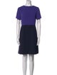 Marc by Marc Jacobs Bateau Neckline Mini Dress