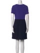 Marc by Marc Jacobs Bateau Neckline Mini Dress