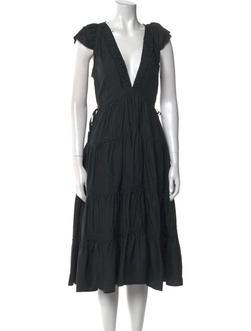 Marc by Marc Jacobs Silk Midi Length Dress