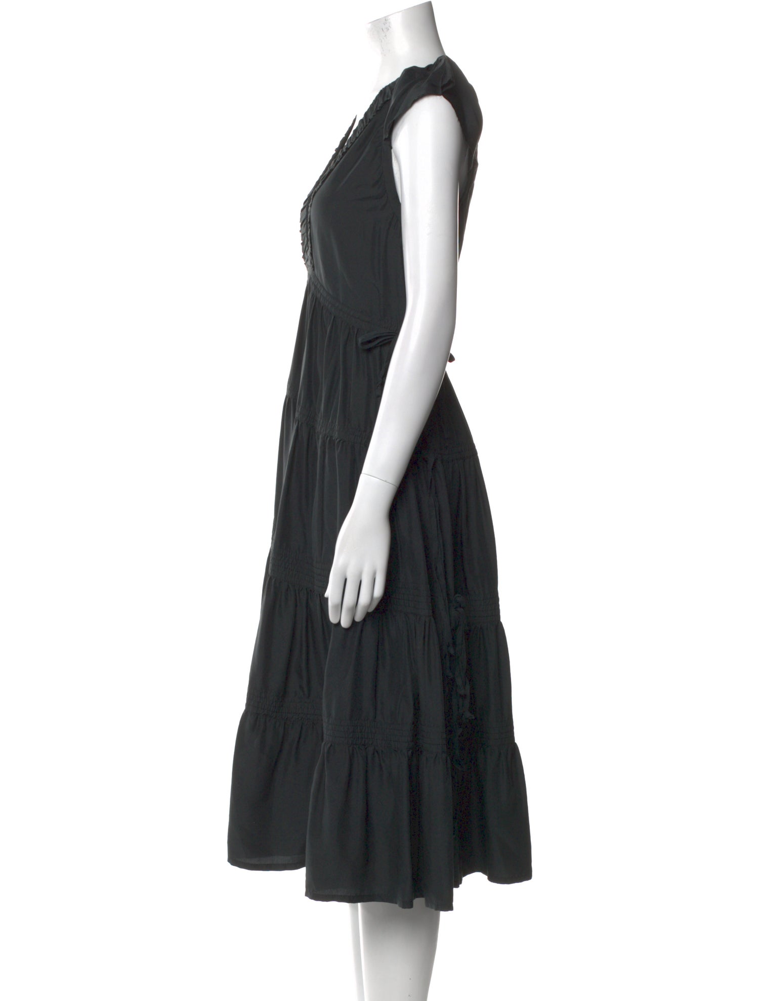 Marc by Marc Jacobs Silk Midi Length Dress