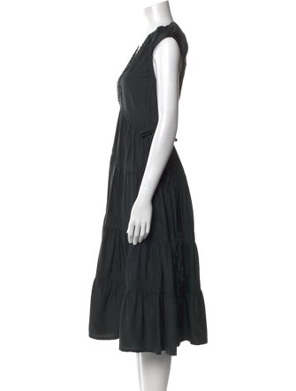 Marc by Marc Jacobs Silk Midi Length Dress