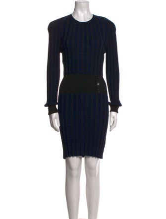 Marc by Marc Jacobs Plaid Print Knee-Length Dress