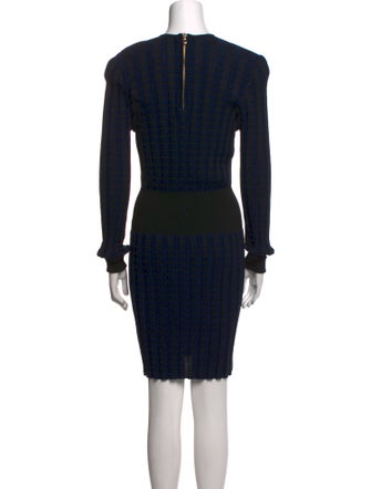 Marc by Marc Jacobs Plaid Print Knee-Length Dress