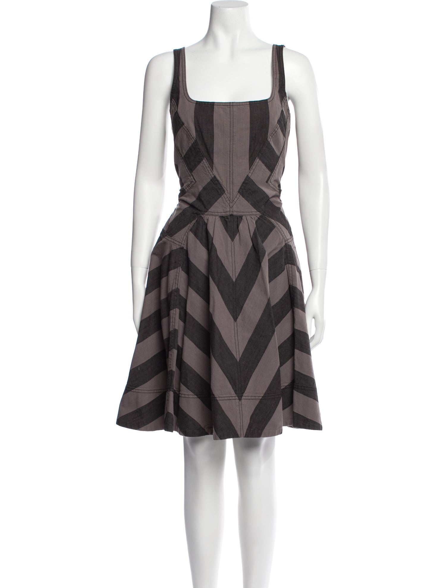 Marc by Marc Jacobs Plaid Print Mini Dress