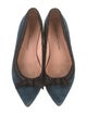 Marc by Marc Jacobs Suede Raw-Edge Trim Flats