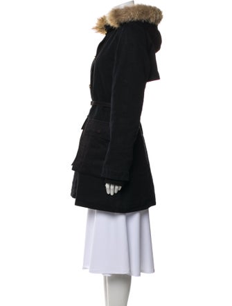 Marc by Marc Jacobs Colorblock Pattern Fur Coat