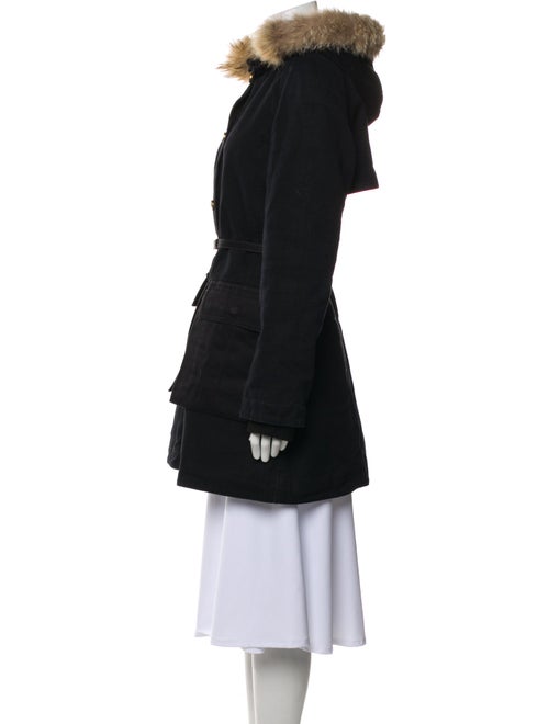 Marc by Marc Jacobs Colorblock Pattern Fur Coat