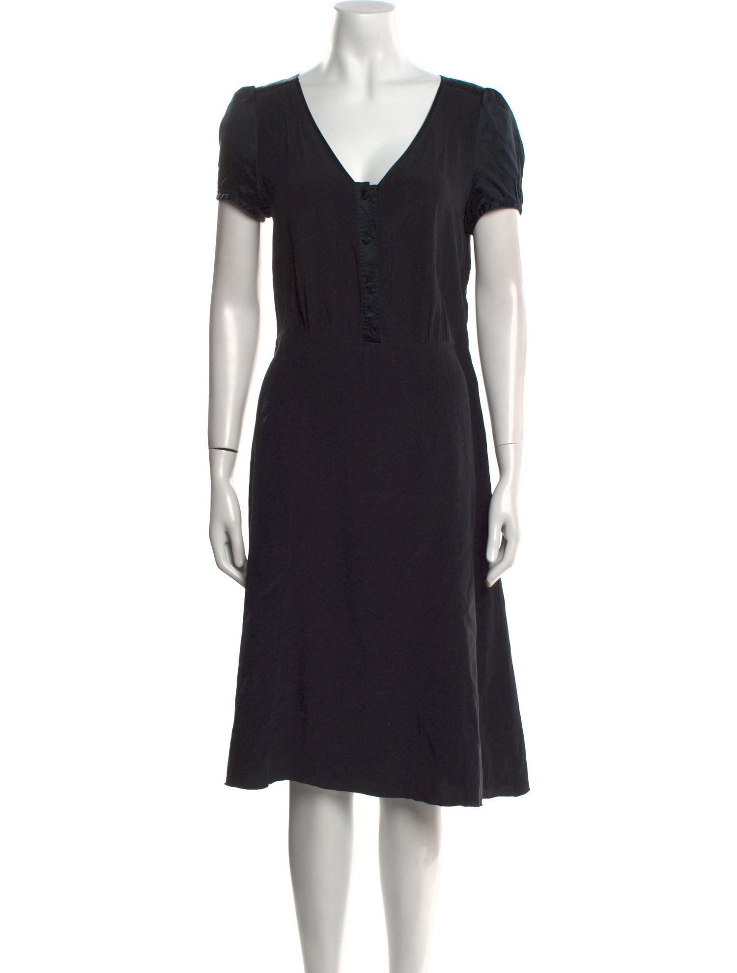 Marc by Marc Jacobs V-Neck Midi Length Dress