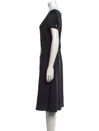 Marc by Marc Jacobs V-Neck Midi Length Dress