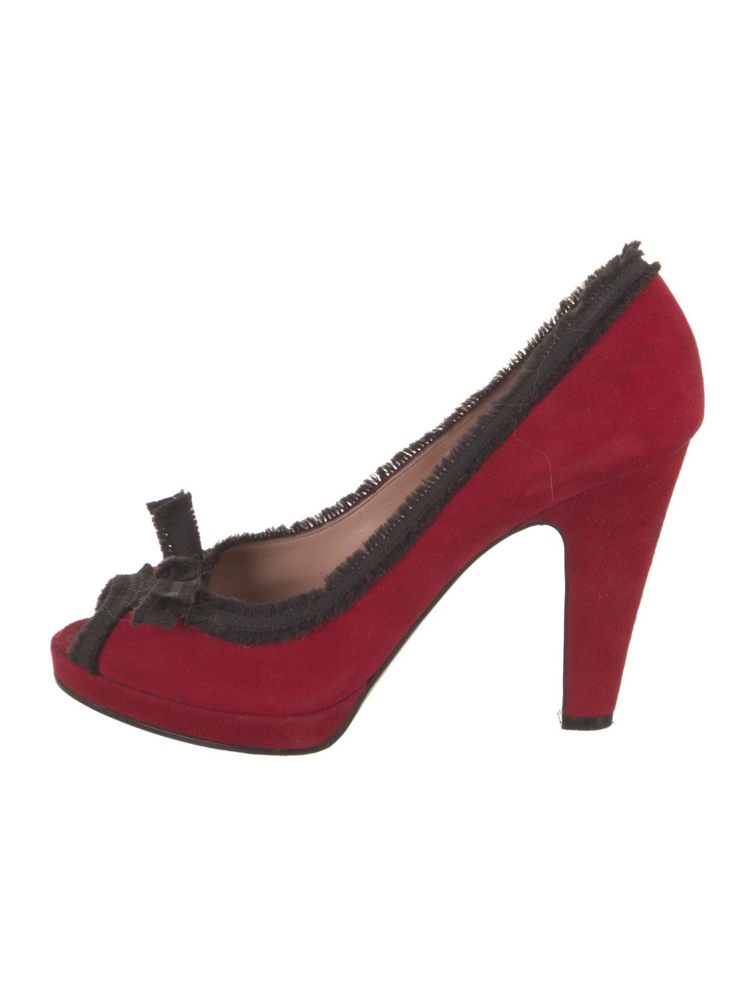Marc by Marc Jacobs Suede Bow Accents Pumps