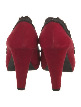 Marc by Marc Jacobs Suede Bow Accents Pumps