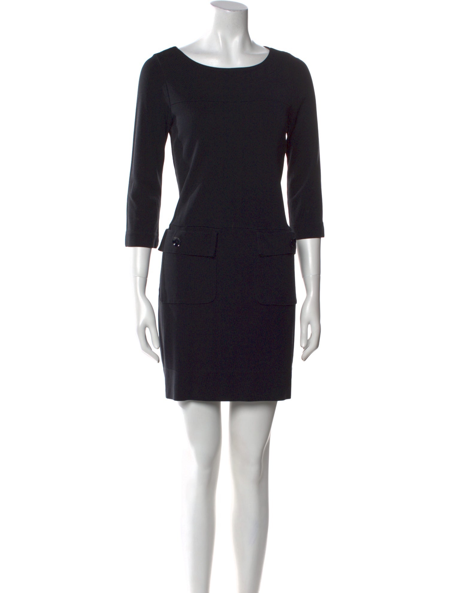 Marc by Marc Jacobs Bateau Neckline Mini Dress