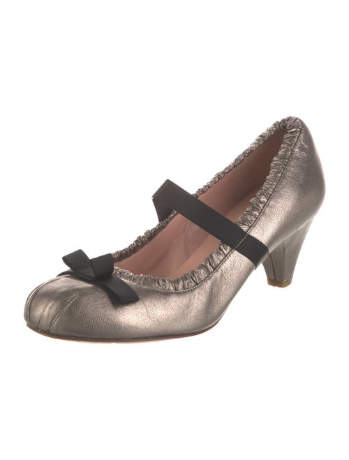 Marc by Marc Jacobs Leather Colorblock Pattern Pumps