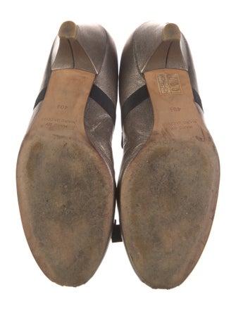 Marc by Marc Jacobs Leather Colorblock Pattern Pumps