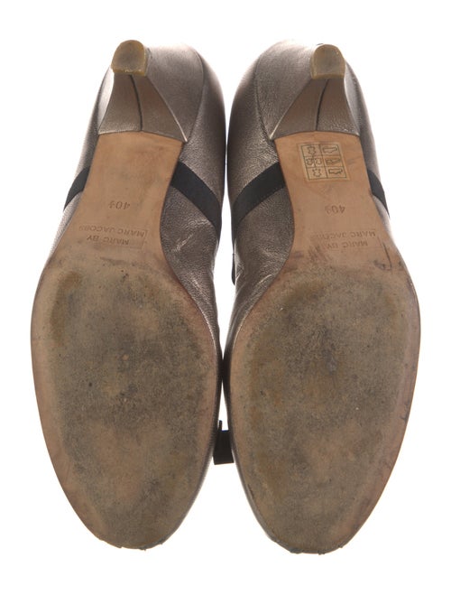 Marc by Marc Jacobs Leather Colorblock Pattern Pumps