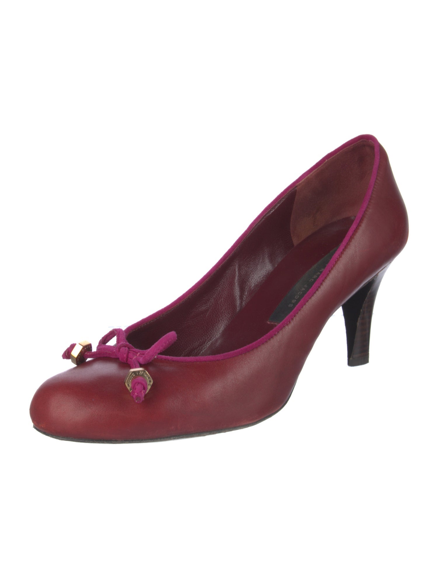 Marc by Marc Jacobs Leather Bow Accents Pumps