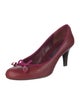 Marc by Marc Jacobs Leather Bow Accents Pumps
