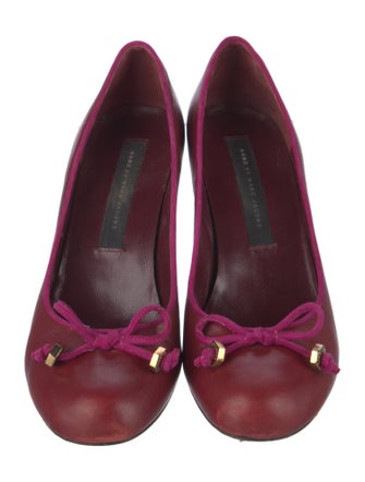 Marc by Marc Jacobs Leather Bow Accents Pumps