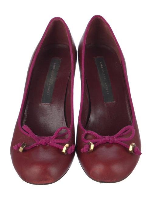Marc by Marc Jacobs Leather Bow Accents Pumps