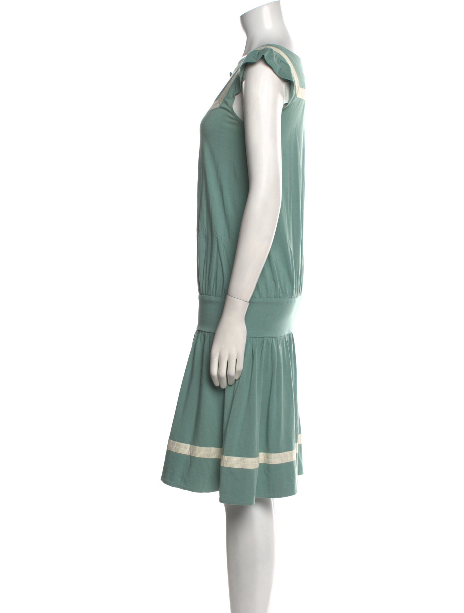 Marc by Marc Jacobs Bateau Neckline Knee-Length Dress