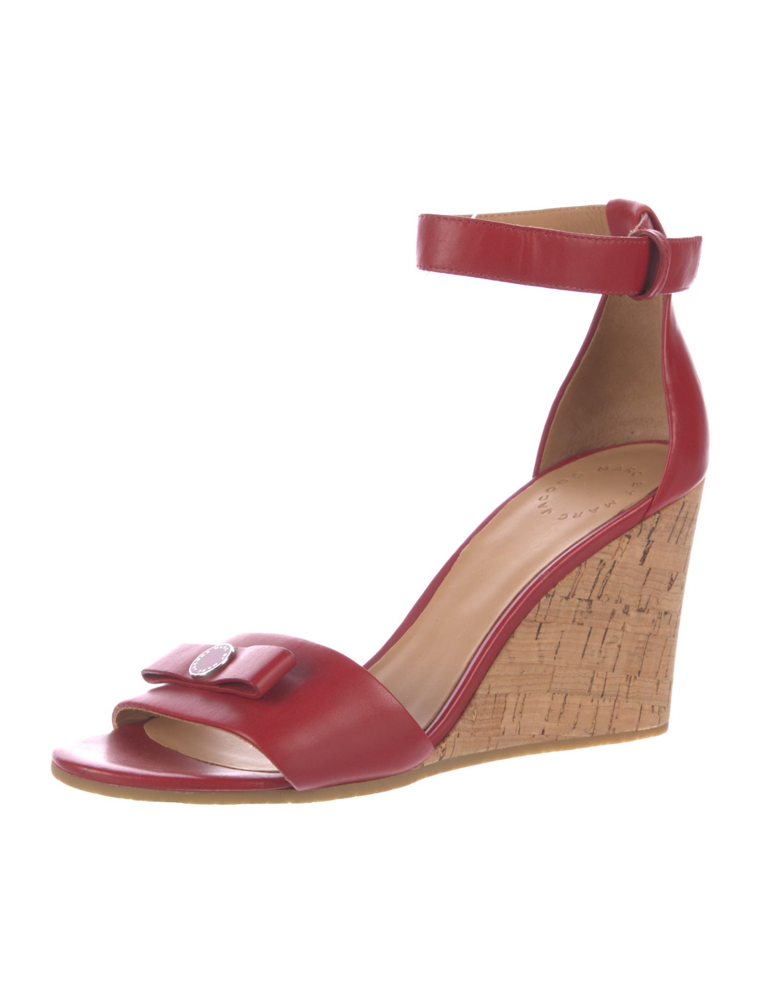Marc by Marc Jacobs Leather Bow Accents Sandals