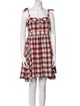 Marc by Marc Jacobs Plaid Print Mini Dress